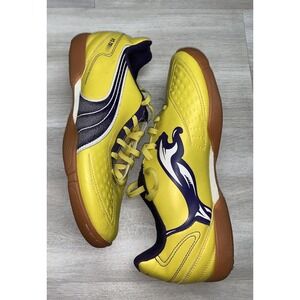 PUMA V5.11 IT Indoor Trainer Sneakers Women Sz US 7  Yellow/Purple Lace Up